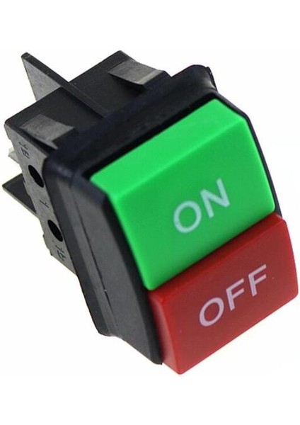 JD03-C1 Gemi Şekli Anahtarı JD03-C1 Kcd4 4pin Açık / Kapalı 14A/16A 125/250V Kırmızı Yeşil Ters Anahtarlama Güç Anahtarı (Yurt Dışından) modelleri