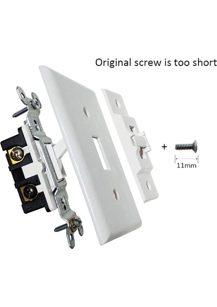 Oypfxmı 2 Parça Işık Anahtarı Koruyucu Kapak Çocuk Emniyet Anahtarı Yanlışlıkla Açılma Veya Kapanmayı Önlemek Için Kilit (Yurt Dışından) fırsatları