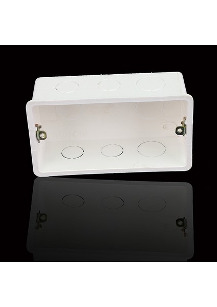 Aseer Duvar Montaj Kutusu Dahili Kaset Beyaz Kutu 140*78*50MM 146*86*38MM Standart Dokunmatik Anahtar ve Soket Için Kullanın (Yurt Dışından) indirimleri