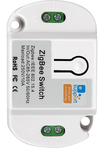 Zigbee Akıllı Anahtar Modülü AC85-265V 10A App Uzaktan Kumanda Alexa ile Çalışır (Yurt Dışından)
