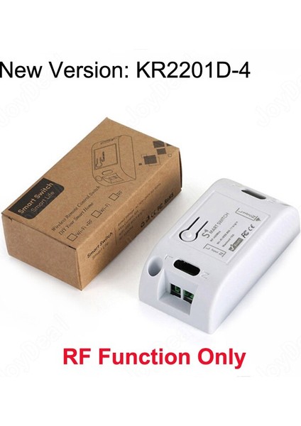 Joydeal 433 Mhz Akıllı Ev Kablosuz Işık Anahtarı Rf Uzaktan Kumanda Ac 110 V 220 V Alıcı Basma Düğmesi Yatak Odası Tavan Lambası Anahtarı (Yurt Dışından)