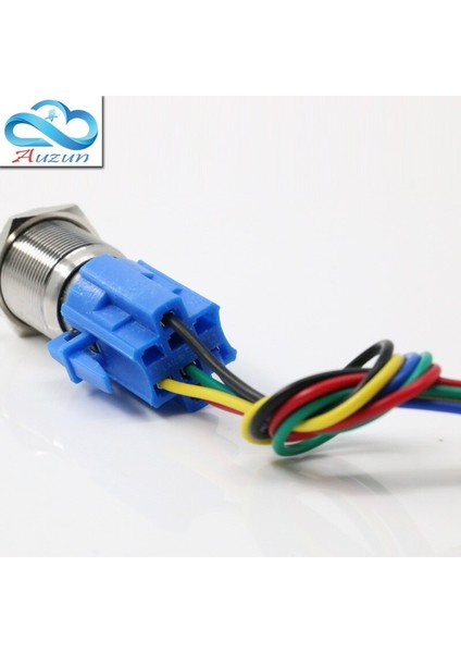 19 mm Metal Düğme Anahtarı Tabanının Beş Terminali Kaynak Yapılmamıştır 20 cm Uzunluğunda Hat (Yurt Dışından) indirimleri