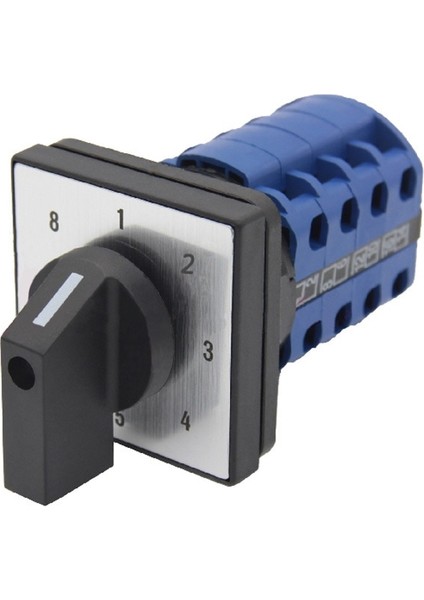 Geçiş Döner Kam Anahtarı 660V 20A 8 Konumlu Döner Anahtar 16 Terminal 4 Kutuplu Kontrol Motoru Elektrik Anahtarı (Yurt Dışından)