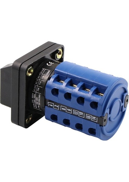 Geçiş Döner Kam Anahtarı 660V 20A 8 Konumlu Döner Anahtar 16 Terminal 4 Kutuplu Kontrol Motoru Elektrik Anahtarı (Yurt Dışından) fiyatları