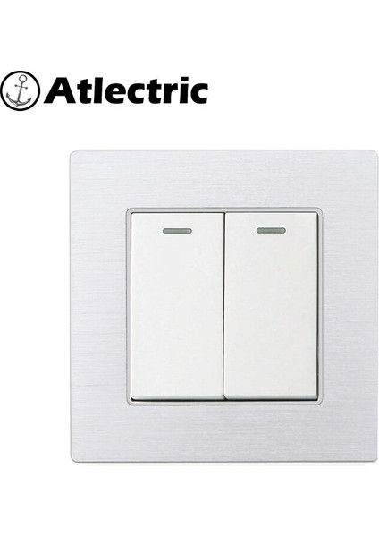 Atlectric Işık Anahtarı 1 2 3 4 Gang 1 2 Yollu Açma/kapama Anahtarı Duvar Düğmesi Kontrol Anahtarı Lamba Güç Anahtarı 86MM * 86MM Lamba Anahtarı (Yurt Dışından)