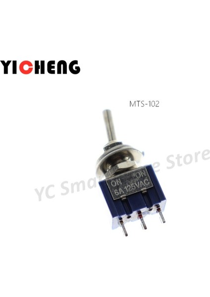 Adet MTS102 MTS103 MTS202 MTS203 Spdt Dpdt Geçiş Anahtarı Tek Kutuplu Çift Atış 6A/125 V (Yurt Dışından) indirimleri