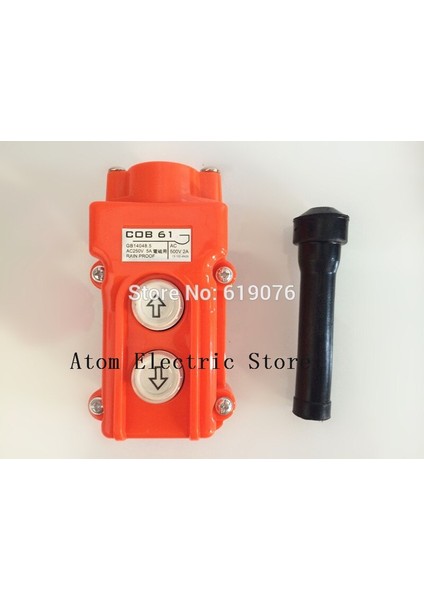 Su Geçirmez Vinç Vinç Sarkıt Yukarı Aşağı Istasyon Buton Anahtarı Cob-61 (Yurt Dışından) fırsatları