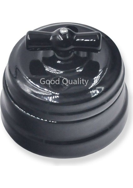 Ev Geliştirme Avrupa Seramik Anahtarı Duvar Topuzu Işık Anahtarı 10A Yalıtım Seramik Siyah Beyaz (Yurt Dışından) indirimleri