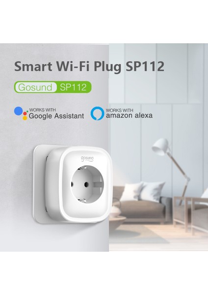 [hazır Stok] Gosund Wifi Akıllı Priz, 2 USB Tuya Uzaktan Kumandalı Ev Aletleri Çalışma Cep Telefonu Uzaktan Kumandası Zamanlama Soketi (Yurt Dışından)