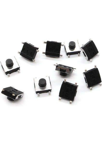 Joyıng Lıang Kırmızı Siyah 6*6 Anahtarı Işık Dokunmatik Düğme Yüksekliği 2.5 ~ 5 mm Anahtarı 6X6X 2.7 3.1 3.4 3.7 4.3 Anahtarları 10 Adet/grup (Yurt Dışından) fiyatları