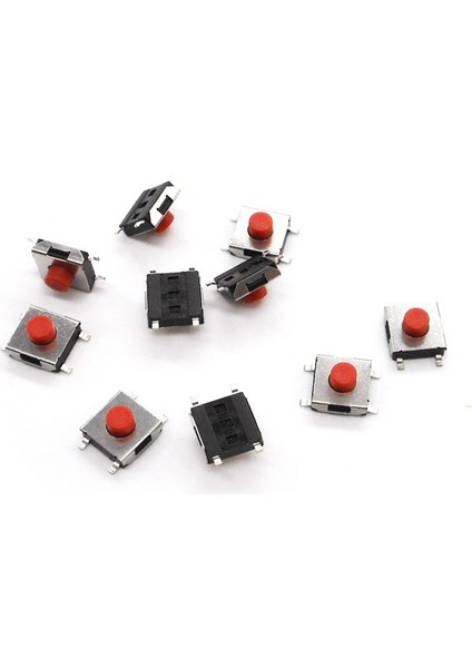 Joyıng Lıang Kırmızı Siyah 6*6 Anahtarı Işık Dokunmatik Düğme Yüksekliği 2.5 ~ 5 mm Anahtarı 6X6X 2.7 3.1 3.4 3.7 4.3 Anahtarları 10 Adet/grup (Yurt Dışından) fırsatları