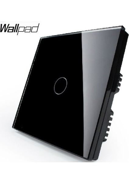 Büyük Satış Dokunmatik Anahtarı 1 Çete 1 Yollu Wallpad Lüks Beyaz Cam Anahtarı, LED Duvar Işığı Dokunmatik Kontrol Anahtarı, 110 ~ 250 V, VL-C301-61 (Yurt Dışından)