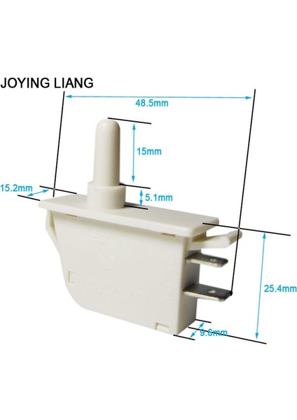 Joyıng Lıang PS-101 Sterilizasyon Dolabı Düğme Anahtarı Kol Uzunluğu 15MM Kapalı/(Açık) Basınç Aşağı Buzdolabı Anahtarları (Yurt Dışından) indirimleri