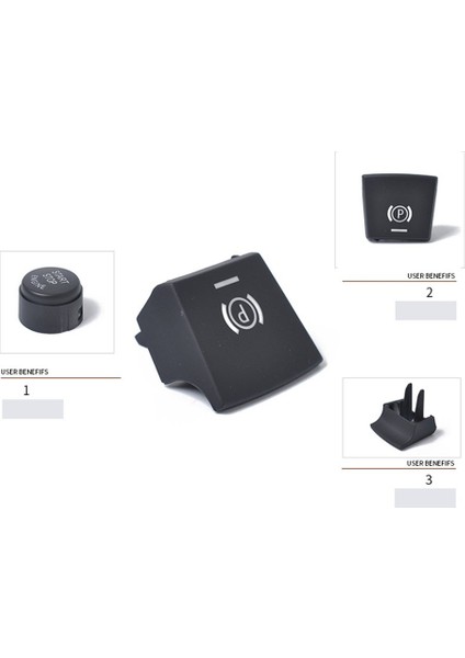 Bmw 5 Serisi 7 Serisi Için El Freni Anahtarı Düğmesi Kapağı Park Lambası Düğmesi (Yurt Dışından) indirimleri