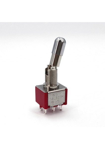 T80-T Serisi Üstten Kilitleme Kolu 6.35MM Panel Montajlı Mini Geçiş Anahtarı 5A/125VAC (Yurt Dışından) modelleri