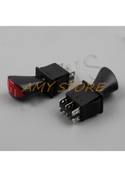 Ileri-Stop-Geri Dpdt 6pin Mandallama Slayt Rocker Anahtarı Ac 250V 16A Ac 125V 20A Siyah KCD4-604-6P 31X25MM Uzaktan (Yurt Dışından) modelleri