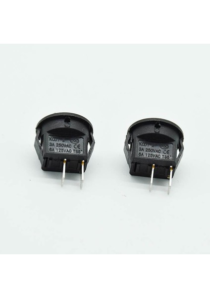 5 Adet Siyah 2-Pin 2-Dosya Rocker Anahtarı 3A/250V 6A/125V Tahterevalli Güç Anahtarı (Yurt Dışından) modelleri
