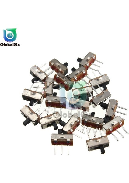 Adet/grup Geçiş Anahtarı 2 Pozisyon Spdt 1P2T 3 Pin Panel Mini Dikey Slayt Anahtarı SS12D00G3 Elektrik Anahtarları (Yurt Dışından)