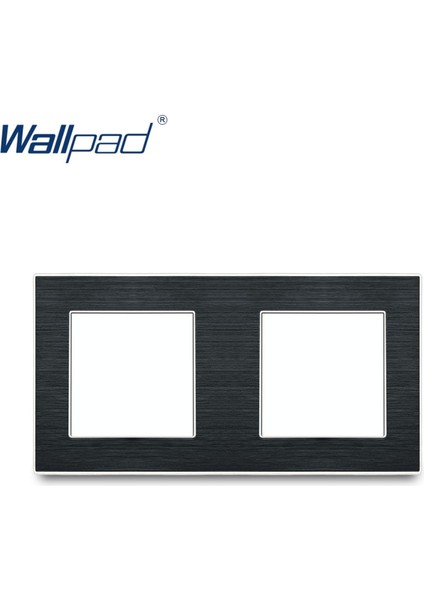 Wallpad Lüks Alüminyum Alaşımlı Panel Çerçevesi Siyah Otel Paneli Dikey ve Yatay Çerçeve 1 2 3 4 5 Çerçeve Yalnızca Panel (Yurt Dışından) fırsatları