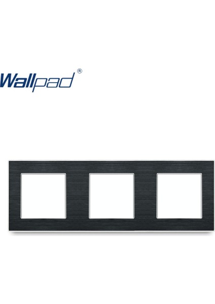 Wallpad Lüks Alüminyum Alaşımlı Panel Çerçevesi Siyah Otel Paneli Dikey ve Yatay Çerçeve 1 2 3 4 5 Çerçeve Yalnızca Panel (Yurt Dışından) indirimleri