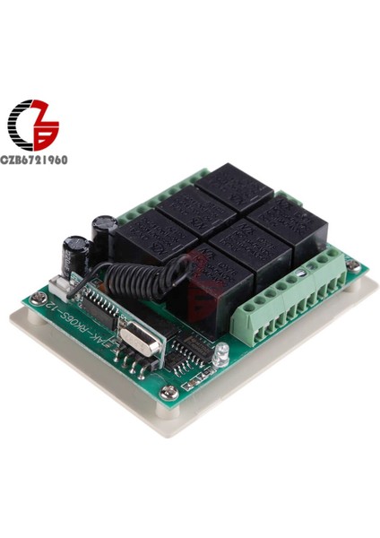 6ch 433MHZ Rf Kablosuz Uzaktan Kumanda ve Alıcı 12V Dc Mo (Yurt Dışından) modelleri