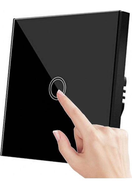 Duvar Işık Anahtarı Ab Standardı Akıllı Ev LED Işık Dokunmatik Anahtarı LED Ampul Için Duvar Dokunmatik Anahtarı 1 Gang 1 Yollu Kristal Cam Panel (Yurt Dışından) modelleri