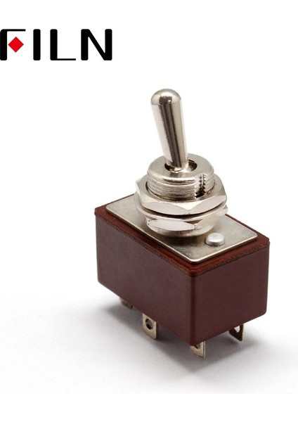 Düğme Anahtarı 2 Pozisyon Çift Sıralı 3A 220V Geçiş Anahtarı (Yurt Dışından)