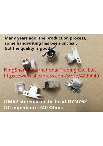 Sıcak Nokta DM62 Stereoakustik Anahtar DYNY62 Dc Empedansı 240 Ohm (Yurt Dışından) fiyatları