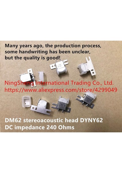 Sıcak Nokta DM62 Stereoakustik Anahtar DYNY62 Dc Empedansı 240 Ohm (Yurt Dışından) modelleri
