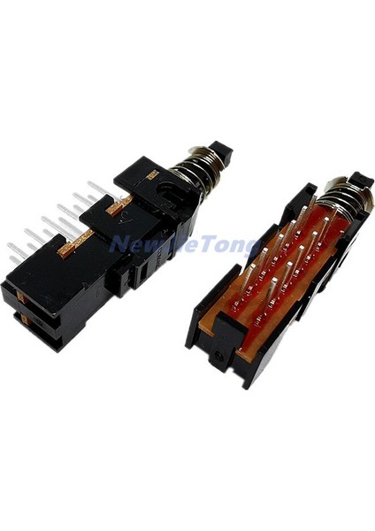 Adet Basmalı Düğme Anahtarı 4pdt Kilitleme Anahtarı 12 Pin Mandallama Tipi Gümüş Kaplama Terminali (Yurt Dışından) indirimleri