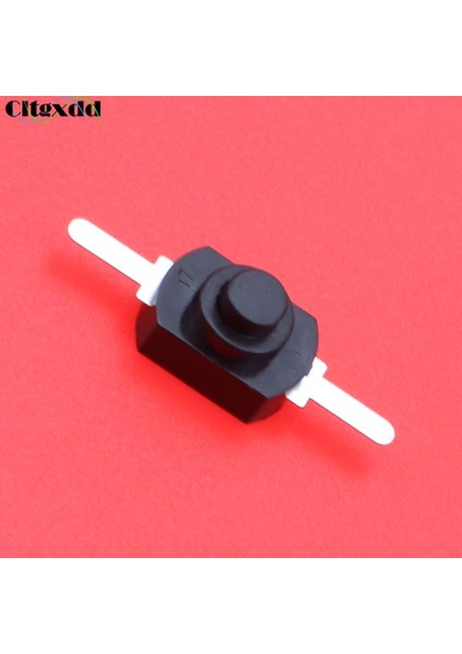 Cltgxdd 1 Adet Beyaz/siyah Kendinden Kilitlemeli Düğme Anahtarı 1A 30V Dc 250V Mandallama On-Off Mini Basmalı Düğme Anahtarı (Yurt Dışından)