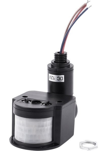 LED Işık Için 2x Dış Mekan 12V Dc Otomatik Kızılötesi Pır Hareket Sensörü Anahtarı, Siyah (Yurt Dışından) fiyatları