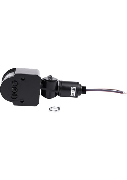 LED Işık Için 2x Dış Mekan 12V Dc Otomatik Kızılötesi Pır Hareket Sensörü Anahtarı, Siyah (Yurt Dışından) modelleri