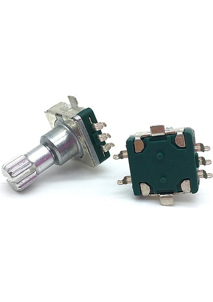 Adet EC11 Döner Kodlayıcı Anahtarı Basmalı Düğme Anahtarı ile 30 Pozisyon 5pin Smd Tipi Kol Uzunluğu 15MM Erik Mil (Yurt Dışından)