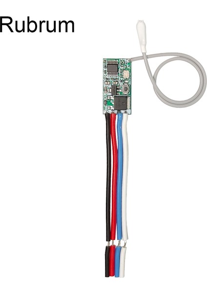 Rubrum 433 Mhz Kablosuz Uzaktan Kumanda Anahtarı Mini Dc 3.6 V-24 V 1ch Rf Röle Modülü Denetleyici LED Işık Anahtarı Alıcı (Yurt Dışından)