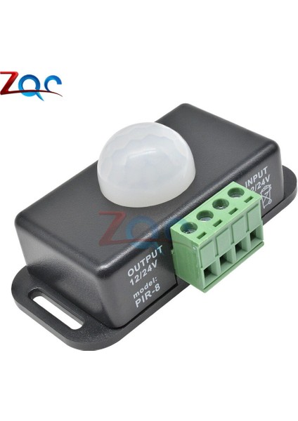 Dc 12V 24V 8A Vücut Otomatik Kızılötesi Pır Hareket Sensörü Işık Anahtar Modülü LED Şerit Işık Lambası (Yurt Dışından)