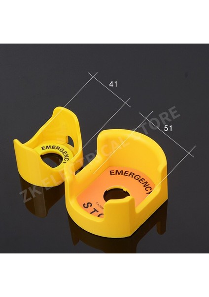 Basmalı Düğme Anahtarı Koruyucu Kapak Koruyucu Kapak Anti-Kayıp Asansör Acil Durdurma 16/22MM Aksesuar Uyarı Halkası (Yurt Dışından) indirimleri