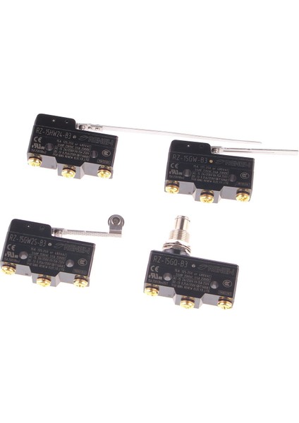 Ac 250V 15A 1no 1nc Spdt Anlık Uzun Menteşe Kolu Limit Anahtarı RZ-15GQ-B3 RZ-15HW24-B3 RZ-15GW2S-B3 RZ-15GW-B3 (Yurt Dışından)