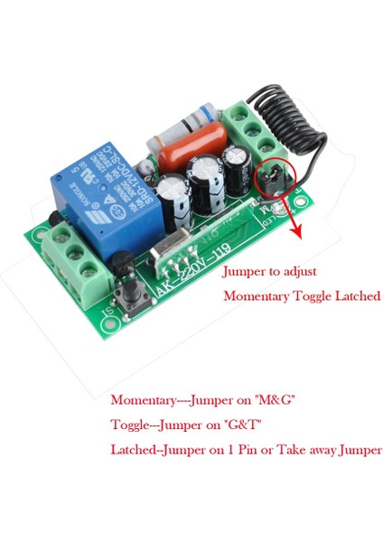 Alıcı ve 2 Verici 220 V 1ch Rf Kablosuz Uzaktan Kumandalı Anahtar Işık Lambası LED Smd Açık Kapalı Anahtarı Kablosuz 10A Anlık Geçiş Mandallı (Yurt Dışından) fiyatları