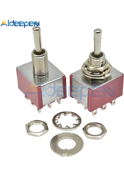 On-Off-On 9 Pin 9 Pozisyon Mini Mandallama Geçiş Anahtarı 120V 5A 250V 2A MTS-303 13*16.8mm Gümüş Kontaktör (Yurt Dışından) modelleri