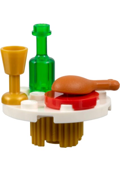 Marvel Mikro Yapılar (Day 21) - Table With Drumstick And Drink Mini Model