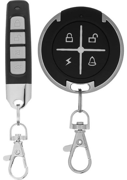 433MHZ Kablosuz 4 Tuşlar Klonlama Kopya Garaj Kapısı Uzaktan Kumanda Anahtar Teksir Makinesi Siyah (Yurt Dışından)