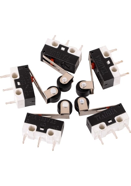 Adet 6.5mm Pitch Limit Anahtarı Minyatür Makaralı Kol Kolu Spdt Alt Mikro Anahtar 12X6X6MM (Yurt Dışından) fiyatları