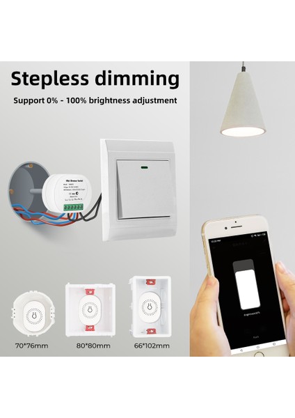 Smatrul Wıfı Kısılabilir Işık Anahtarı - Mini Anahtar Denetleyicisi - Siyah/beyaz Işık Kesici Modülü-Tuya/smart Life App Google Home/alexa Için Ses Röle Çalışması (Yurt Dışından) fiyatları