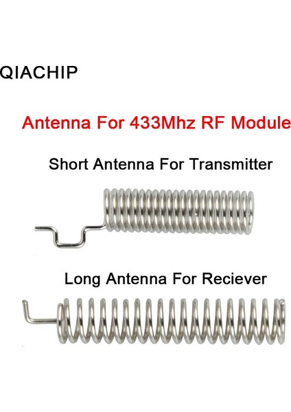Qıachıp 433MHZ Rf Yaylı Anten Rf Alıcı Modülü 433 Mhz Akıllı Ev Işık Kablosuz Uzaktan Kumanda Anahtarı (Yurt Dışından) fiyatları