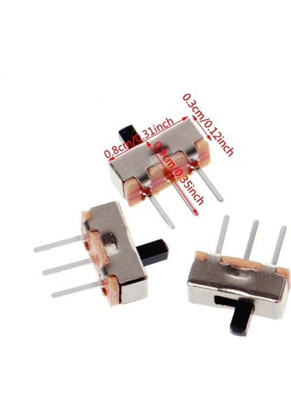 Bırak Gemi ve 10 Adet 2 Pozisyon Açık/kapalı Spdt 1P2T 3 Pin Panel Mini Dikey Slayt Anahtarı SS12D00G3 MAR28 (Yurt Dışından) indirimleri