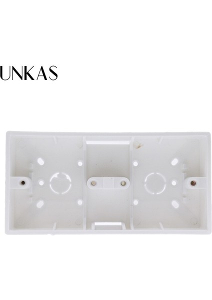 Unkas Harici Montaj Kutusu 172MM*86MM*33MM 86 Tip Çift Dokunmatik Anahtarlar Veya Prizler Için Duvar Surunun Her Konumuna Uygulanır (Yurt Dışından)