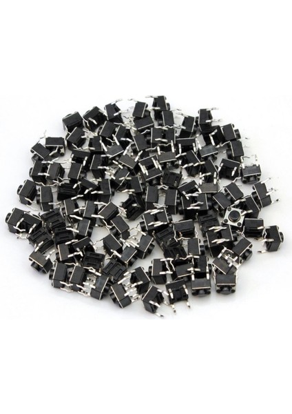 H013-11 200 Adet Mini Anlık Dokunsal Basmalı Düğme Anahtarı 6*6*5mm 4 Pin Tuşları Düğmesi Dıp 6*6*5 (Yurt Dışından) modelleri