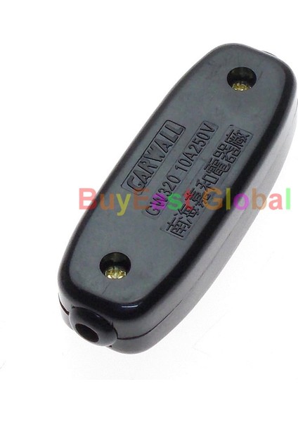 Inline Açma/kapama Anahtarı Zemin Işık Yatak Masa Lambası Basmalı Düğme Anahtarı LED Göstergesi AC110 ~ 250V 10A Siyah Renk (Yurt Dışından) modelleri