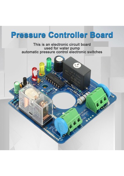 AC220V ~ 240V 10A Su Pompası Otomatik Basınç Kontrol Modülü Elektronik Anahtar Devre Sıvı Su Seviyesi Kontrol Kartı (Yurt Dışından) modelleri